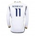 Real Madrid Rodrygo Goes #11 Domácí Dres 2023-24 Dlouhým Rukávem
